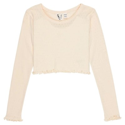 тениска,детски,тениски,roxy,hey,yeah,yeah,pointelle,long,sleeve,t,shirt,parchment,(beige)