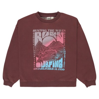 блуза,детски,блузи,roxy,lineup,sweatshirt,huckleberry,(red)