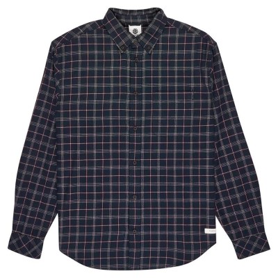 риза,с,дълъг,ръкав,мъжки,ризи,element,button,down,flannel,regular,fit,long,sleeve,shirt,tartan,blue