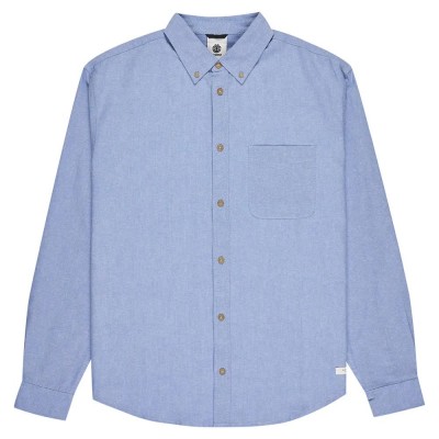 риза,с,дълъг,ръкав,мъжки,ризи,element,button,down,oxford,regular,fit,long,sleeve,shirt,oxford,blue