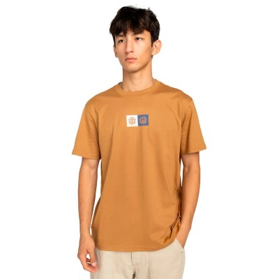 тениска,мъжки,тениски,element,dual,short,sleeve,t,shirt,chipmunk,(brown)