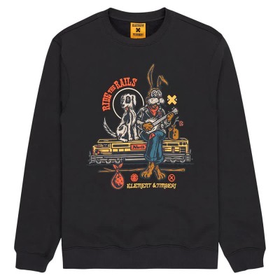 блуза,мъжки,пуловери,element,timber,aboard,sweatshirt,off,black,(black)