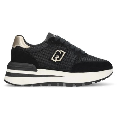 маратонки,дамски,маратонки,liu·jo,amazing,25,trainers,cow,suede,mesh,black,light,gold,(black)