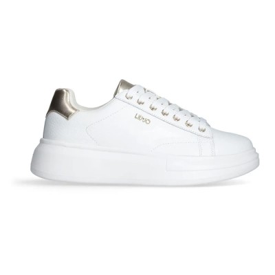 маратонки,дамски,маратонки,liu·jo,babol,01,trainers,tumbled,leather,meta,white,light,gold,(white)