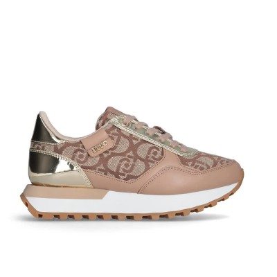 маратонки,дамски,маратонки,liu·jo,evelyn,915,trainers,spreading,monogram,j,saddle,gold,(brown)