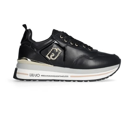 маратонки,дамски,маратонки,liu·jo,liu,jo,maxi,wonder,01,trainers,calf,black,(black)