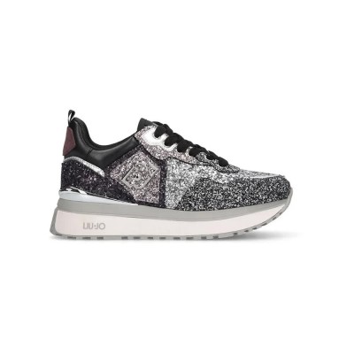 маратонки,дамски,маратонки,liu·jo,liu,jo,maxi,wonder,01,trainers,glitter,silver,amarone,(silver)