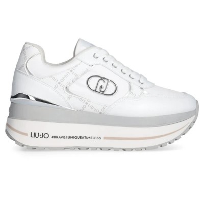 маратонки,дамски,маратонки,liu·jo,liu,jo,maxi,wonder,plus,01,trainers,calf,leather,monogra,white,(white)