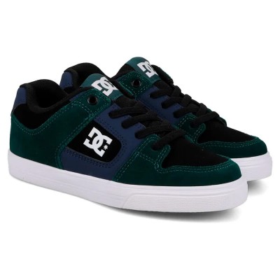 обувки,детски,маратонки,dc,shoes,pure,elastic,trainers,green,navy,black,(blue)