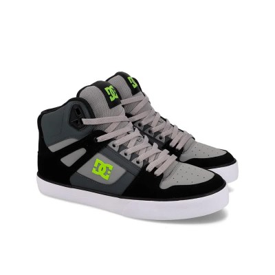 високи,кецове,мъжки,маратонки,dc,shoes,pure,high,top,wc,trainers,black,lime