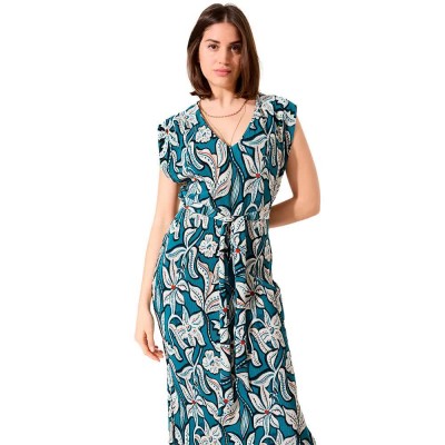 рокля,дамски,поли,и,рокли,garcia,g50284,sleeveless,midi,dress,blue,lagoon