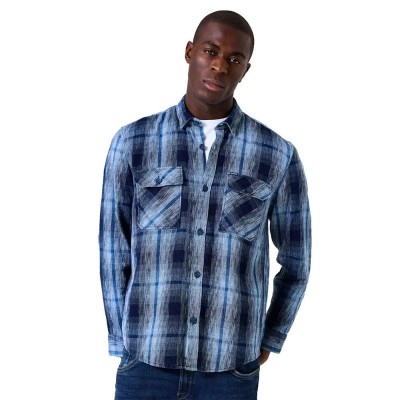 риза,с,дълъг,ръкав,мъжки,ризи,garcia,i51284,long,sleeve,shirt,blue,(indigo)