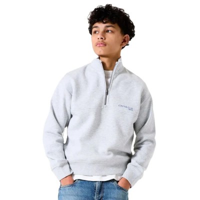 блуза,детски,блузи,garcia,h53466,half,zip,sweatshirt,mid,grey,melee,(grey)