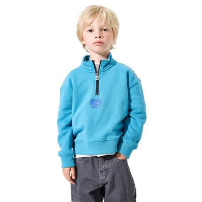 блуза,детски,блузи,garcia,j55468,half,zip,sweatshirt,retro,blue