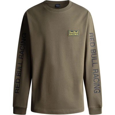 тениска,мъжки,тениски,red,bull,racing,rm5000006,long,sleeve,t,shirt,military,green