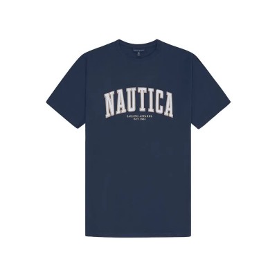 тениска,мъжки,тениски,nautica,n1k01299,short,sleeve,t,shirt,navy,(blue)
