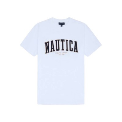 тениска,мъжки,тениски,nautica,n1k01299,short,sleeve,t,shirt,white,(white)