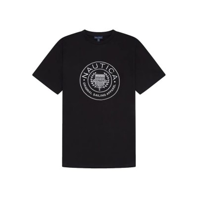 тениска,мъжки,тениски,nautica,n1k01305,short,sleeve,t,shirt,black