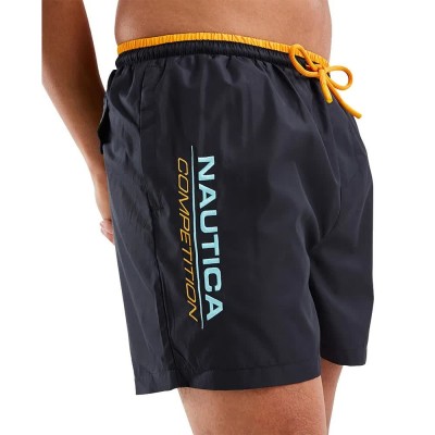 бански,гащета,мъжки,бански,костюми,nautica,n7f00612,swimming,shorts,black,(black)