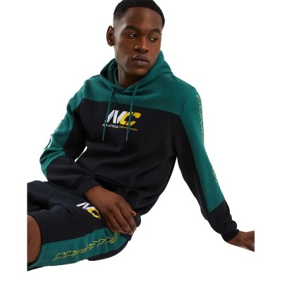 суичър,мъжки,пуловери,nautica,n7g00772,hoodie,green,black,(black)
