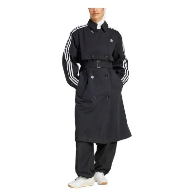 палто,дамски,якета,и,палта,adidas,originals,adicolor,trench,twill,coat,black