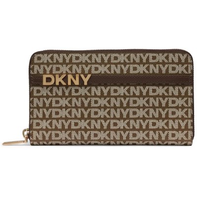 портфейли,и,портмонета,dkny,avril,around,wallet,chino,chocolate,brown
