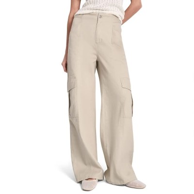 панталони,дамски,панталони,dkny,dw2100134,high,waist,pants,pebble,beige,(beige)