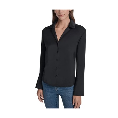 дамски,блузи,дамски,ризи,dkny,dw3500112,blouse,black,(black,black)