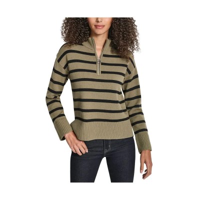 блуза,дамски,пуловери,дамски,плетени,дрехи,dkny,dw7000584,half,zip,sweater,green,(utlty,gr,blk,green)