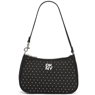 чанта,за,през,рамо,всички,чанти,dkny,jenny,tz,shoulder,bag,black,silver,black,blk