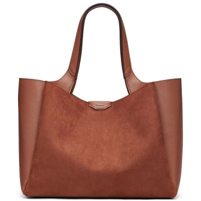 чанта,всички,чанти,dkny,willa,tote,bag,saddle,brown,(brown)