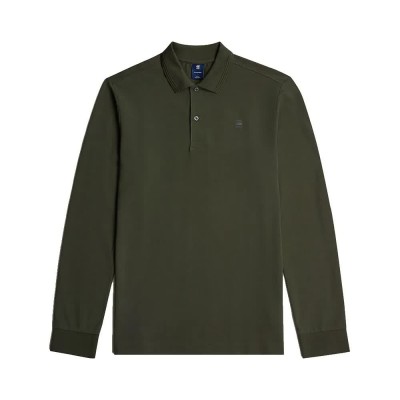 мъжки,блузи,с,яка,g,star,dunda,slim,fit,long,sleeve,polo,asfalt,(green)