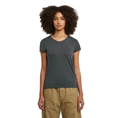 тениска,дамски,тениски,g,star,eyben,slim,2.0,short,sleeve,v,neck,t,shirt,india,ink,(grey)