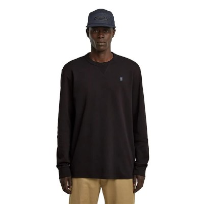 тениска,мъжки,тениски,g,star,nifous,long,sleeve,t,shirt,black,(dark,black)