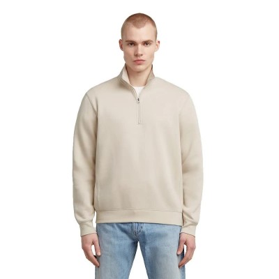 блуза,мъжки,пуловери,g,star,premium,core,half,zip,sweatshirt,beige,(whitebait)