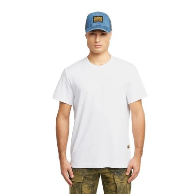 тениска,мъжки,тениски,g,star,script,short,sleeve,t,shirt,white