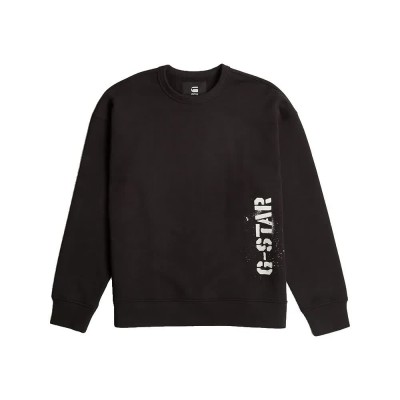 блуза,мъжки,пуловери,g,star,sprayed,89,gr,loose,fit,sweatshirt,black,(dark,black)