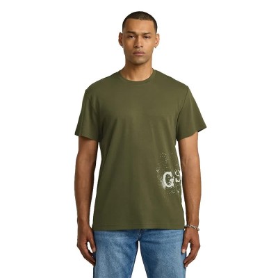 тениска,мъжки,тениски,g,star,sprayed,gr,short,sleeve,t,shirt,shadow,olive,(green)