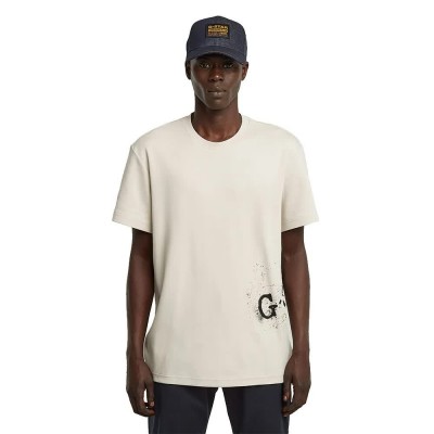 тениска,мъжки,тениски,g,star,sprayed,gr,short,sleeve,t,shirt,whitebait,(beige)