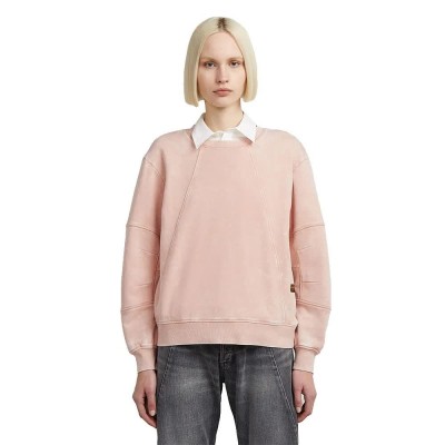блуза,дамски,блузи,g,star,washed,3d,a,line,sweatshirt,liquid,pink,smokey,gd,(pink)