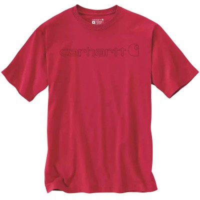 тениска,мъжки,тениски,дамски,тениски,carhartt,core,logo,relaxed,fit,short,sleeve,t,shirt,red,(industry,red)