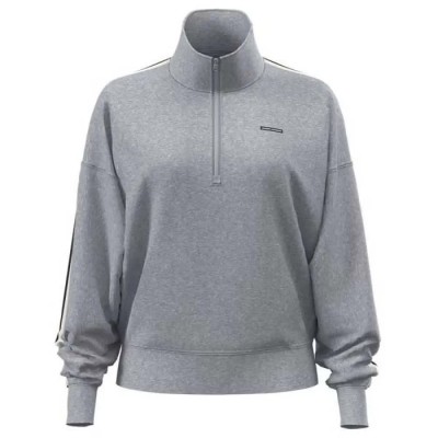 поларена,блуза,дамски,блузи,under,armour,icon,heavyweight,fleece,half,zip,sweatshirt,gray,white,(grey)