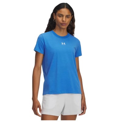 тениска,дамски,тениски,under,armour,rival,core,short,sleeve,t,shirt,blue,white,(blue)