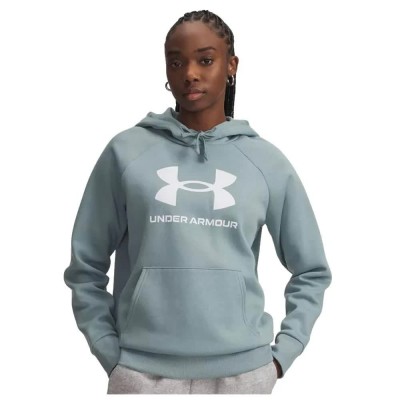 суичър,дамски,блузи,under,armour,rival,fleece,big,logo,hoodie,green,white,(grey)
