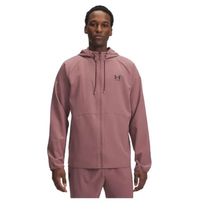 яке,мъжки,якета,under,armour,vibe,woven,jacket,brown,black,(pink)
