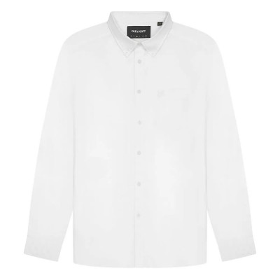 риза,с,дълъг,ръкав,мъжки,ризи,lyle,&,scott,plain,long,sleeve,shirt,white