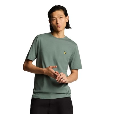 тениска,мъжки,тениски,дамски,тениски,lyle,&,scott,plain,short,sleeve,t,shirt,green,(green,mercurial)