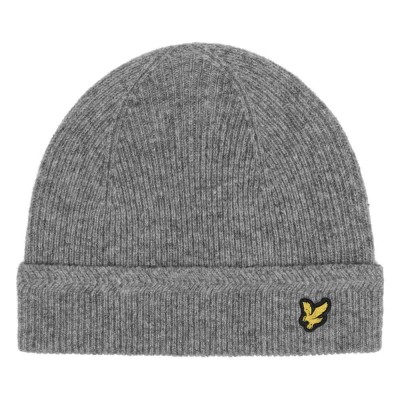 шапка,всички,шапки,lyle,&,scott,racked,rib,beanie,grey,(mid,grey,marl)