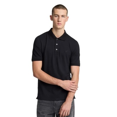 мъжки,блузи,с,яка,lyle,&,scott,superfine,short,sleeve,polo,black,(jet,black)