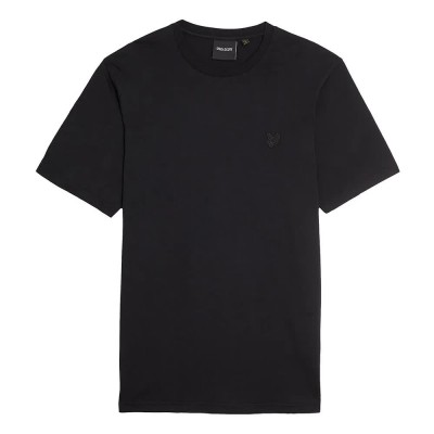 тениска,мъжки,тениски,lyle,&,scott,superfine,short,sleeve,t,shirt,jet,black,(black)